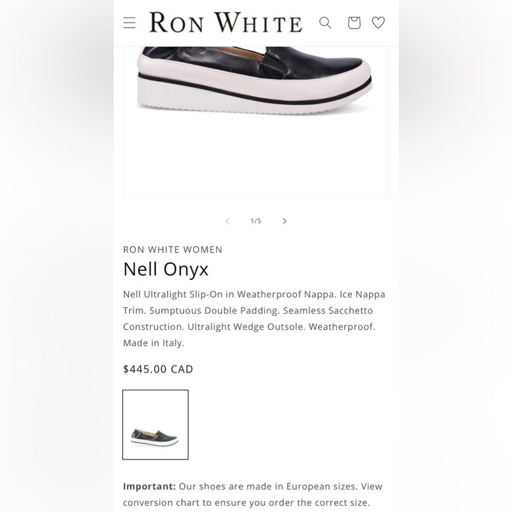 Ron White Nell Onyx Women's Slip-On Sneakers - Black